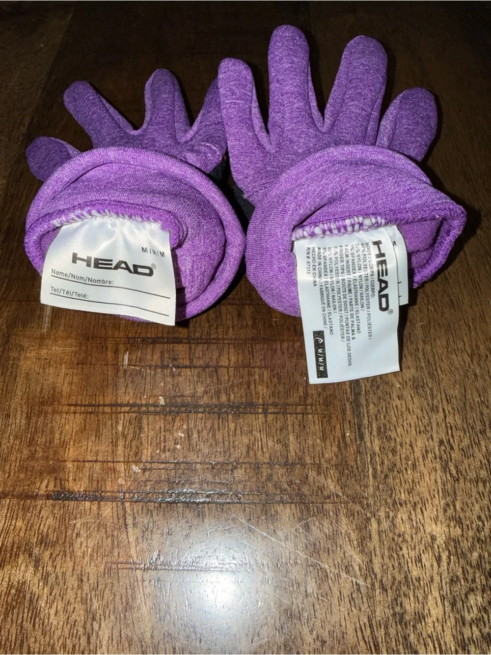 HEAD Kids Gloves Set - Black with Neon Green Logo & Purple with Pink Accents